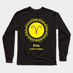 Aries Radiate Positivity Long Sleeve T-Shirt